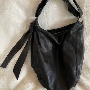 Kooba Soft Black Leather Hobo Bag
